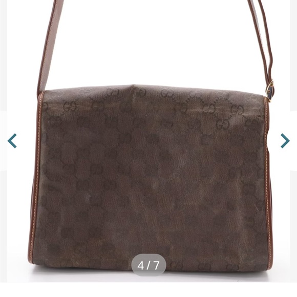 Gucci canvas flap bag - Picture 4 of 7